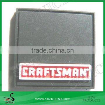 Sinicline Custom Square Silicone Badge for Garment