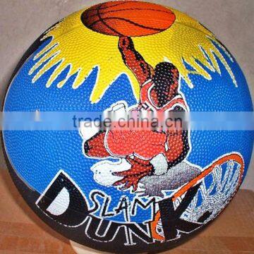 cheap custom rubber basketball size 5