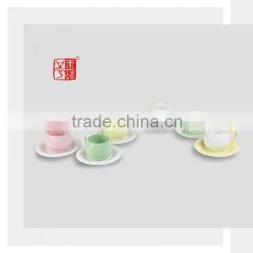 Ceramic Coffee Tea Cups and Saucers Cheap Sale