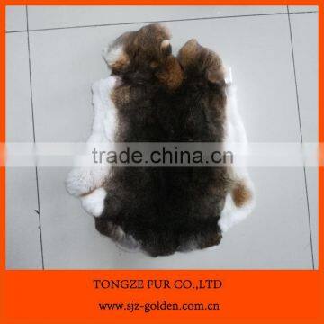 Natural Brown Color Rex Rabbit Fur Skin photo-5
