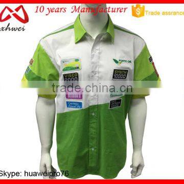 Fashion Motorcycle applique shirts for men