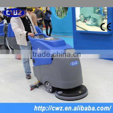 Automatic small manual floor scrubber machine