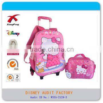 3D EVA Trolly Detachable Backpack, School Bag
