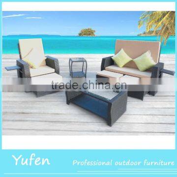 Fancy furniture of rattan garden sofa