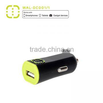 Walnut universal 2.1A car charger/ Smart car charger for iPhone/Samsung