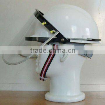 2016 face shield with helmet chemical face shield safety helmet with anti-chemical splash PC/PVC face shield