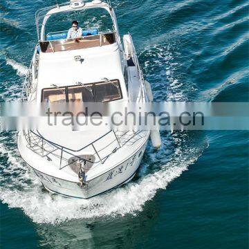 QD 43 ft fiberglass luxurious houseboat cabin boat for sale