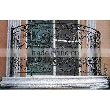 top-selling iron rounded galvanized balcony fence