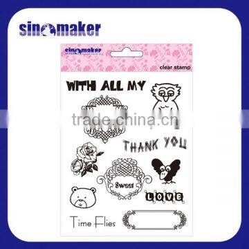 decorative scrapbooking clear stamps for card making