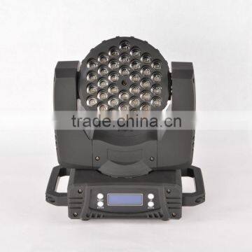 36*3W tri-RGB LED beam moving head light