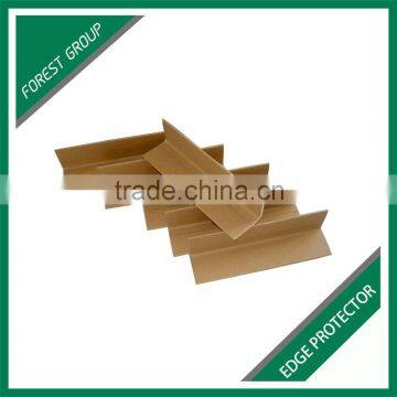 MOISTURE RESISTENT BROWN PAPER L PROFILE CORNER PROTECTORS FOR CARTON TOP SALE