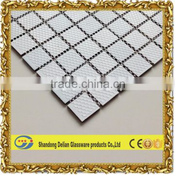 mounted crystal glass mosaic