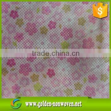 PP nonwoven spunbond printed textile fabric/ 80gsm +15gsm pe coated film print nonwoven fabrics