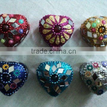 heart shape small jewellery boxes