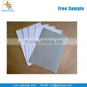 250gsm Coated Duplex Cardboard Grey Back Laminated Board