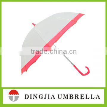 Girl Pink Happy Smooth Staight Umbrella Happy Travel Umbrella photo-2