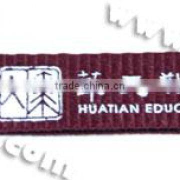 popular stamping foil printed lanyard