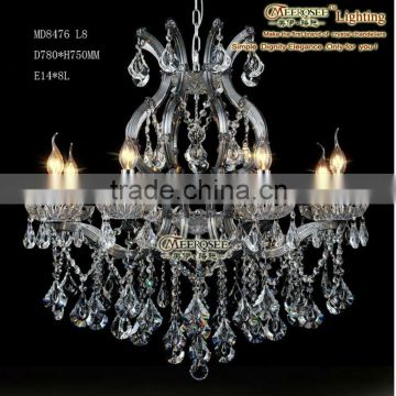 Crystal chandelier lighting fixture house collection MD8476-L8