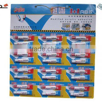 Best Quality Construction Acrylic Glue , Good Flex AB Glue, High Temperature Resin and Hardener Glue for Metal and Cover Making Quality Choice