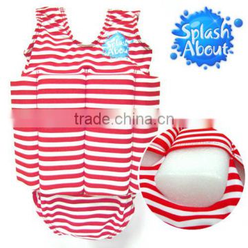 Wholesale children swimwear distributor	Cute Printed Nylon Elastane UV protection taiwan 1-2y kids floating swimwear