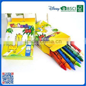 2016 wholesale fancy crayon in paper box for school students with cheap price                        
                                                Quality Choice