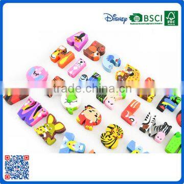 Wholesale Fancy Custom Letter Shaped Rubber Eraser for Kids photo-3