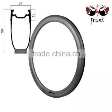 700C 50mm deep carbon rims china clincher tubeless, Aero carbon rims china 20.5mm / 23mm / 25mm width bicycle rims