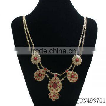 red rhinestone necklace jewellry for women