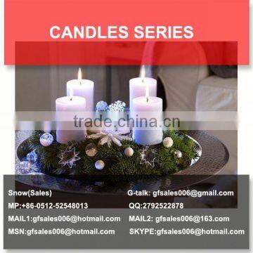 black candle jars