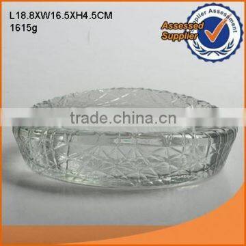 Nice Bird's Nest Shape Clear Glass Ashtray in Two Sizes photo-2
