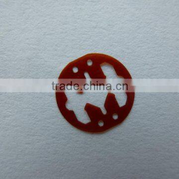 Die cut non adhesive metallized polyimide film