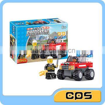 City fire fighting building blocks toys for sale