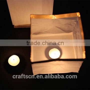 Square shape tealight water lantern