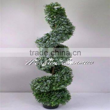 Decorative High Quality Artificial Spiral Grass Tree Home Decor With Competitive Price photo-2