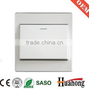 PC electric wall switch with Decorative ring