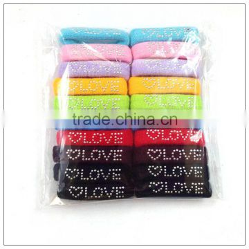 Wholesale Sports Cheap Towel Elastic Nylon Hair Bands For Women And Girls