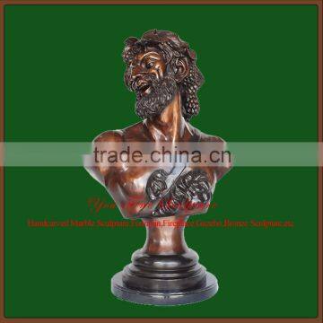 Cast Male Bronze Bust For Sale