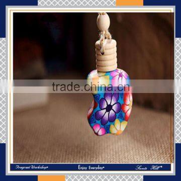 New product Factory direct fragrance perfume wooden cap hanging car parfum diffuser bottle