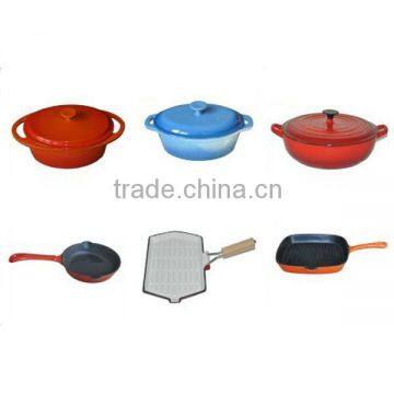 porcelain and cast iron cookware sets