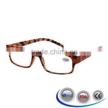 2016 new style spring hinge plastic cheap reading glasses