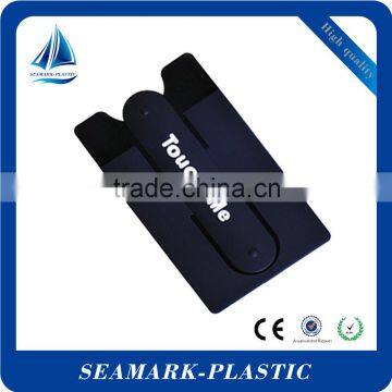 2016 silicone phone card holder silicone Phone Stand card holder attach to the back of smart phone