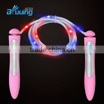 Wholesale Bluuing brand speed jump rope for children/led light up toys jump rope/jump rope ball