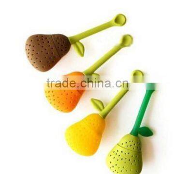 Dongguan durable eco-friendly lemon infuser silicone tea strainer tea bag