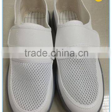 Good quality white color pvc leather upper PVC outsole pvc cleanroom shoes