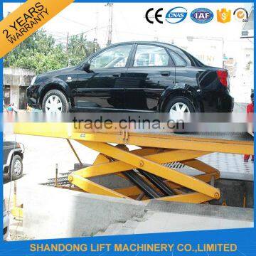 Shandong Lift Machinery Full Rise CarScissor Lift / Scissor Car Lifter