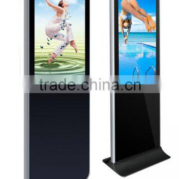 46 Inch Floor Standing Windows System Touch Screen LCD Advertising Player