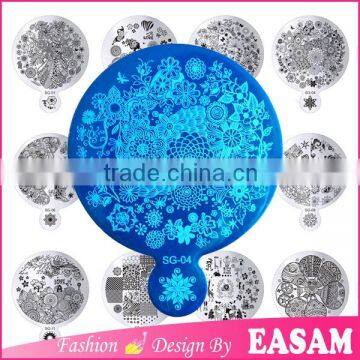 2016 SG nail art stamp plate,fashion nail design plate