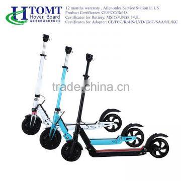 8 inch Foldable Lightweight kids scooter balancing scooter with seat