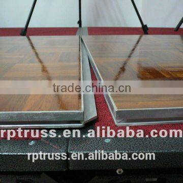 UV finished cheap dance floor from RP, portable modular dance floor 1.22m*1.22m