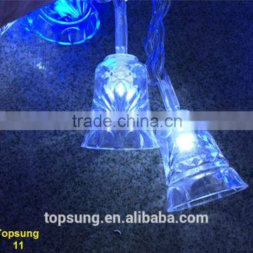 Strong PVC 68 leds white outdoor string lighting for outdoor